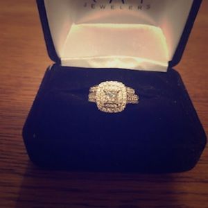 Engagement-wedding rings